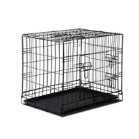 Heavy Duty 3-Door Foldable Steel Pet Crate Kennel