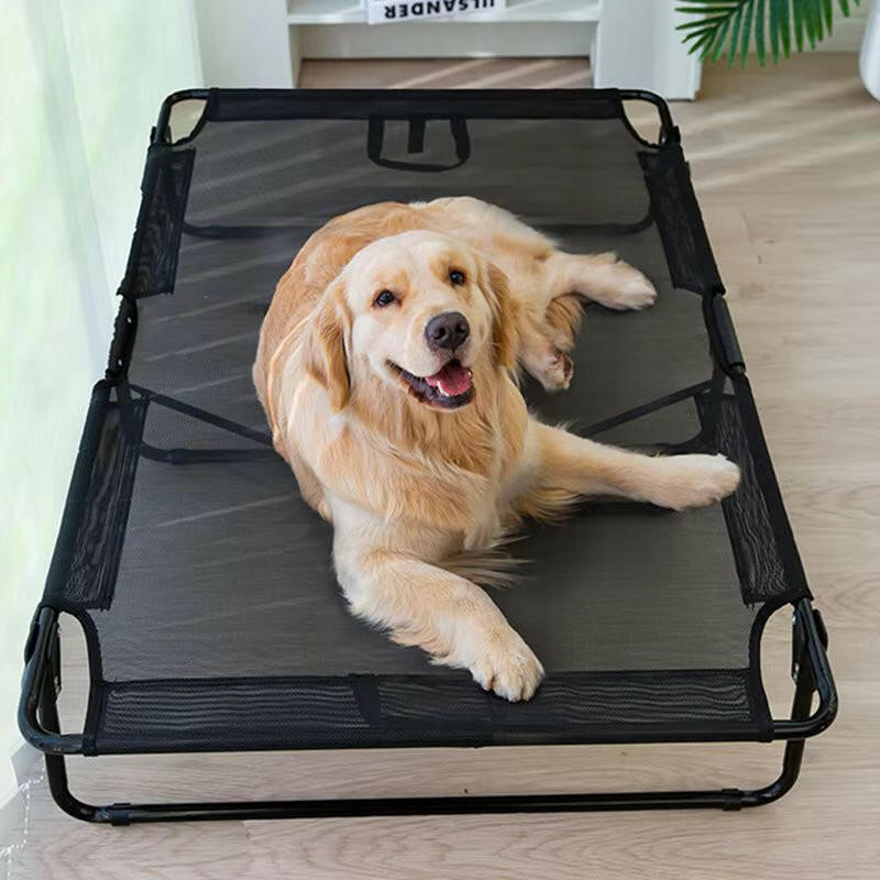 Camping Dog Bed - Portable Elevated Foldable.