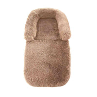 Human dog bed for cozy naps, luxurious relaxation pet beds for comfortable rest and ultimate comfort.