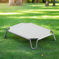 Durable Elevated Outdoor Pet Bed- Breathable Fabric and Sturdy Frame