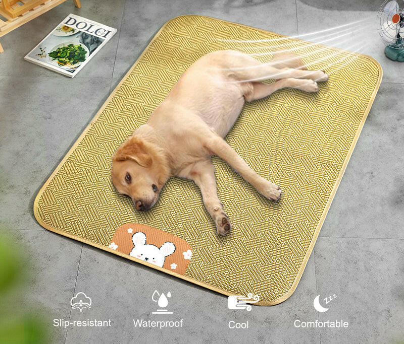 Pawfey Cooling Outdoor Pet Bed – Breathable Non-Slip Design.