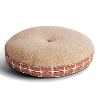 Plush Round Pet Bed with Cashmere Fleece