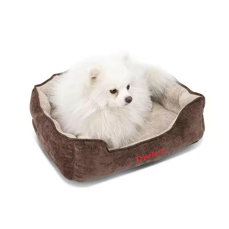 Luxury Plush Dog Bed – Soft  Supportive for Dogs and Cats.