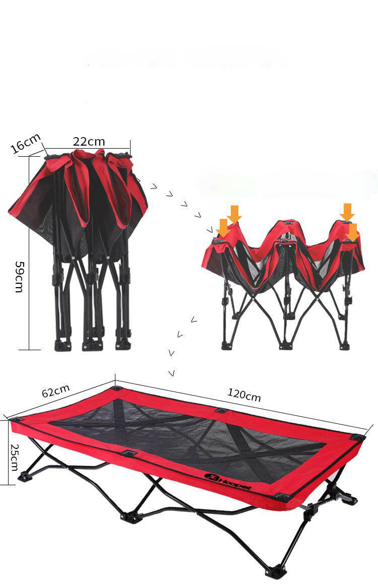 Premium Elevated Mesh Outdoor Puppy Bed.