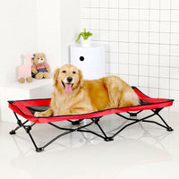 Premium Elevated Mesh Outdoor Puppy Bed.
