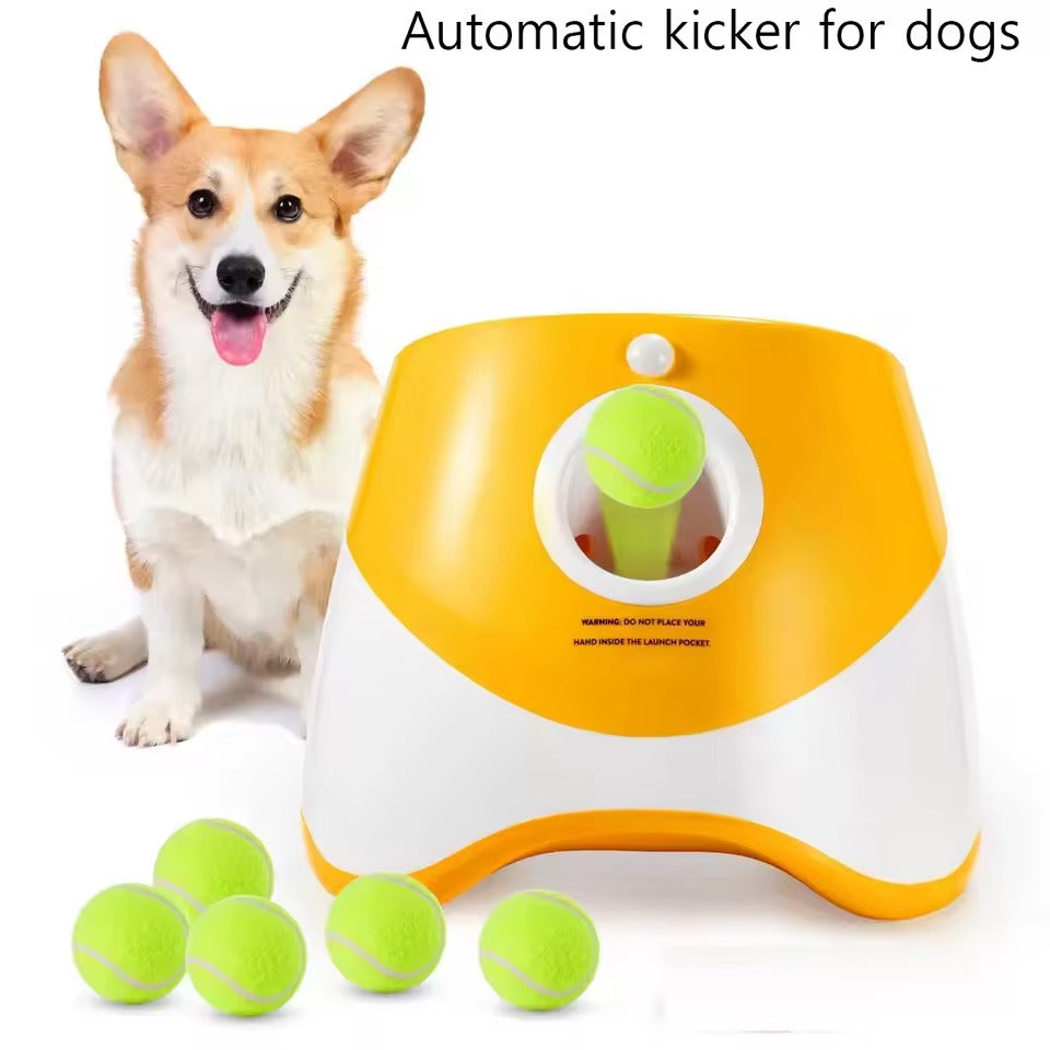 Automatic Outdoor Pet Ball Launcher - Dog Training Toys - Fetch Training and Exercise
