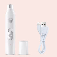 Dog Nail Grinder with Diamond Bit - 2-Speed Quiet Rechargeable Claw Trimmer