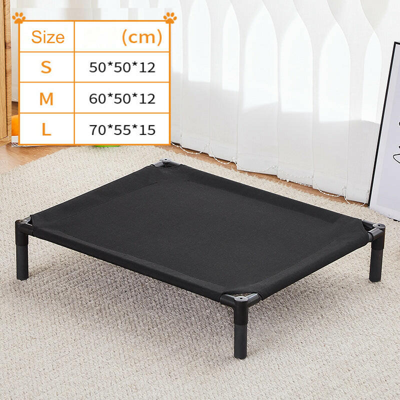 Elevated Outdoor Dog Bed - Comfortable, Durable, and Weather-Resistant.