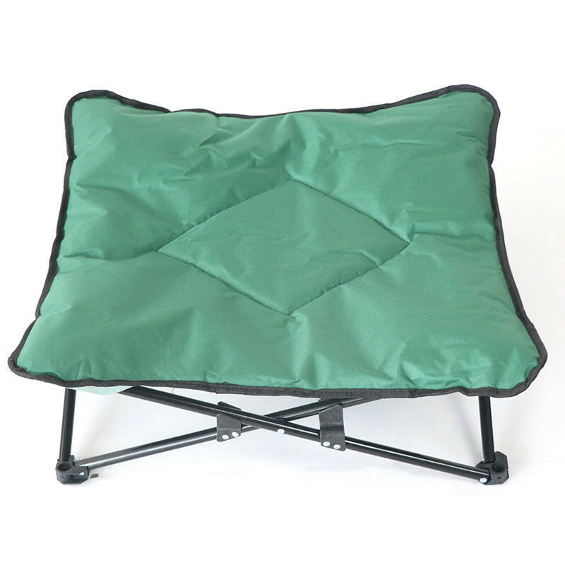 Foldable Elevated Outdoor Puppy Bed for Dogs and Cats.