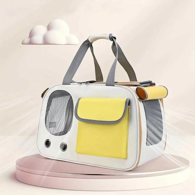 Pawfey Breathable Pet Carrier Bag – Lightweight Travel Friendly.