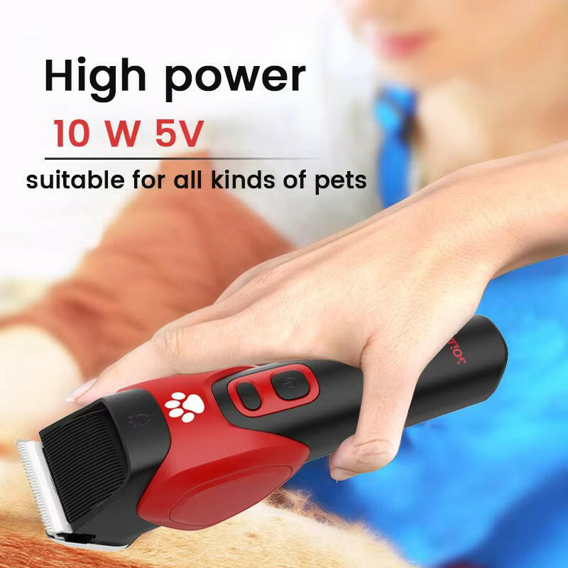 Canine Hair Clippers with Adjustable Comb Attachments.
