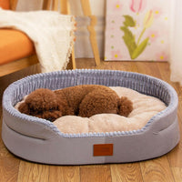 Calming bed for dogs and cats, cozy dog and cat bed designed to reduce pet anxiety at home.