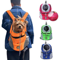 Dog Carrier Backpack for Small Pets – Breathable Mesh with Safety Hook