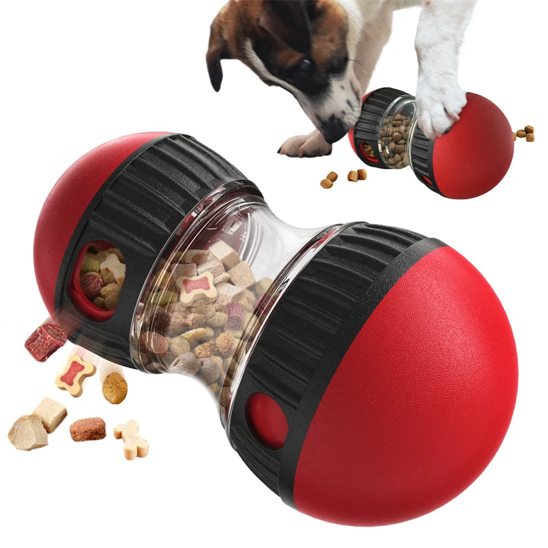 Interactive Dog Treat Dispenser Toy - Slow Feeder Ball.