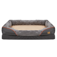 Jumbo Orthopedic Dog Bed Elevated Cushion Warm Waterproof Mattress