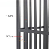 Mobile Heavy Duty Dog Crate with 3 Doors and Bottom Tray