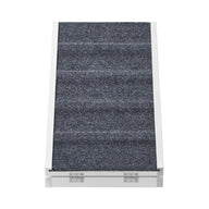 Dog Ramp Adjustable Height Foldable 70cm White