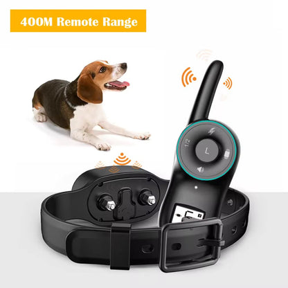 Rechargeable Waterproof Dog Training Collar with LCD Remote