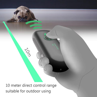 Handheld Ultrasonic Dog Bark Control and Training Device