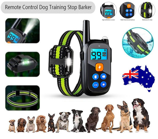 Anti-bark Electric Shock Pet Dog Training E-collar Obedience Remote