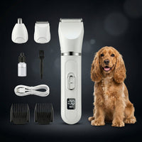 Dog Grooming Kit with LCD Display