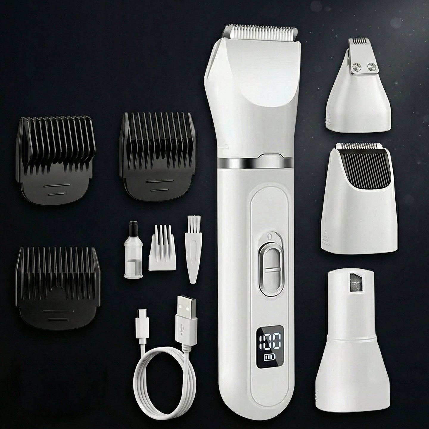 Dog Grooming Kit with LCD Display
