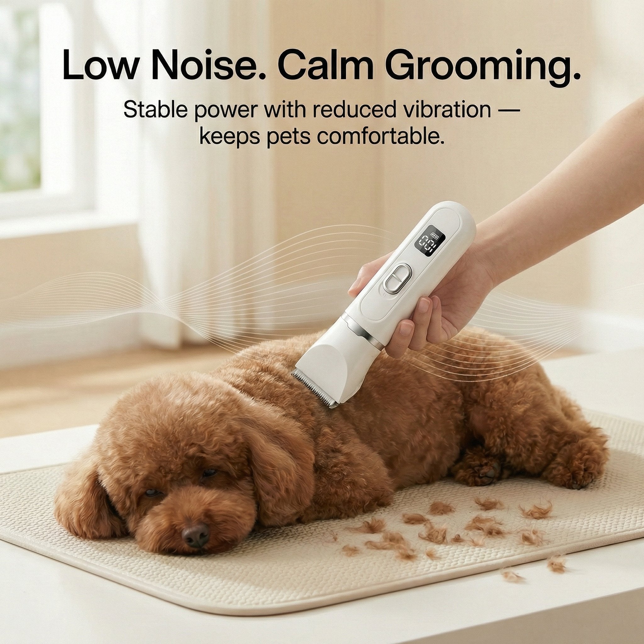 Dog Grooming Kit with LCD Display