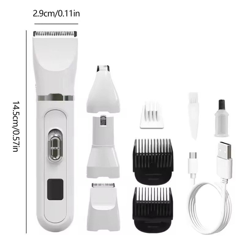 Dog Grooming Kit with LCD Display