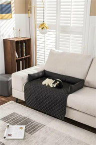 Dog Sofa Cover with Bolster Edges.