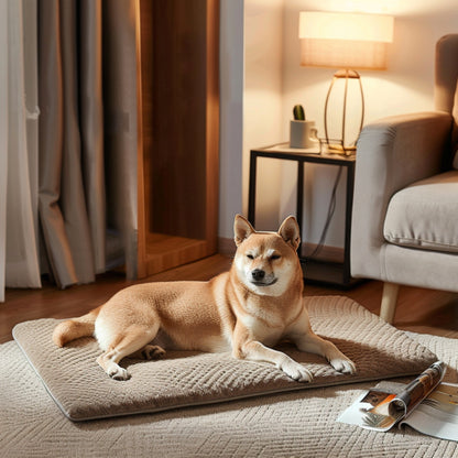 Ultra-Comfort Plush Dog Bed Mat