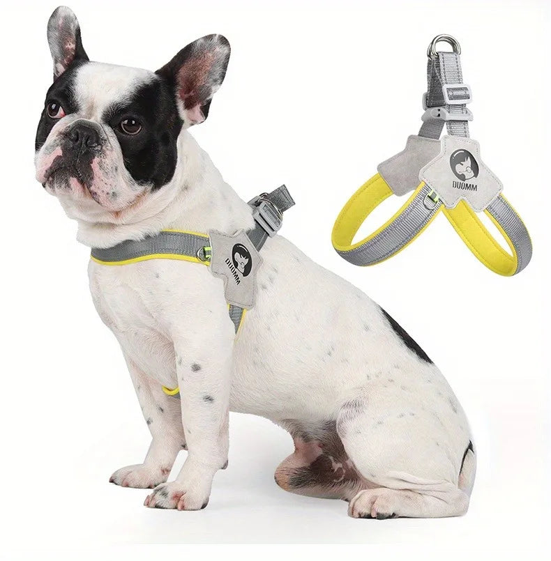 DUOMM Reflective Dog Harness with Hanging Ring