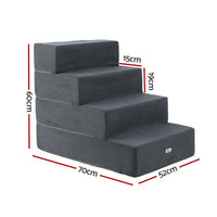 Dog Steps High-Density Foam with Washable Cover