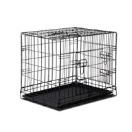 Heavy Duty 3-Door Foldable Steel Pet Crate Kennel