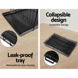 Heavy Duty 3-Door Foldable Steel Pet Crate Kennel