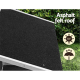 Pawfey Dog Kennel with Covered Veranda