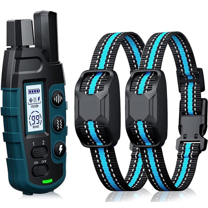 Premium 1000m Dog Training Collar with Remote - Waterproof, Rechargeable E-Collar for All Dog Sizes