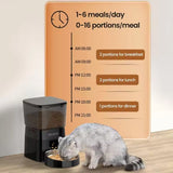 Automatic Cat Dog Feeder with Portion Control – 2L Capacity