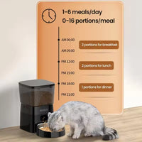 Automatic Cat Dog Feeder with Portion Control – 2L Capacity