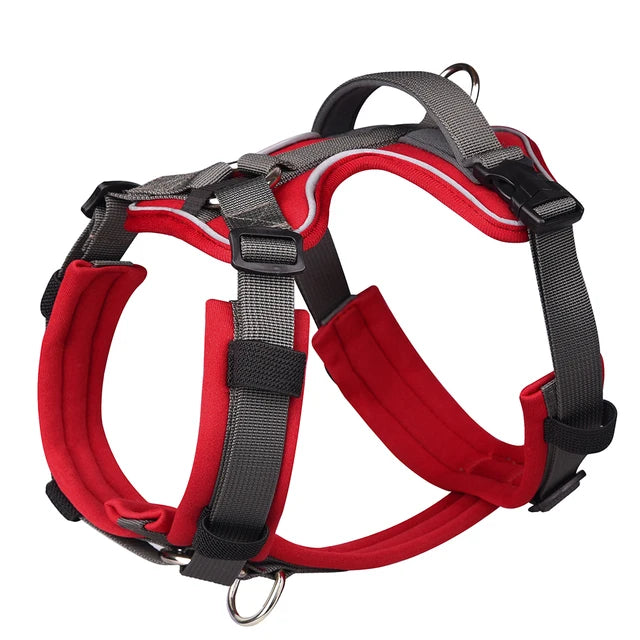 Pawfey Agile Dog Harness with Reflective Design and Strong Handle