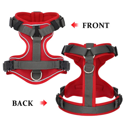 Pawfey Agile Dog Harness with Reflective Design and Strong Handle