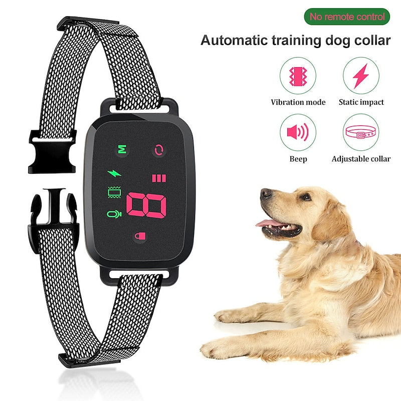 Anti-Bark Training Collar with Digital Display