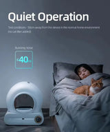 Automatic Cat Litter Box Self Cleaning with Odour Control and App