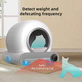 Automatic Cat Litter Box Self Cleaning with Odour Control and App