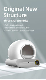 Automatic Cat Litter Box Self Cleaning with Odour Control and App
