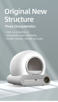 Automatic Cat Litter Box Self Cleaning with Odour Control and App