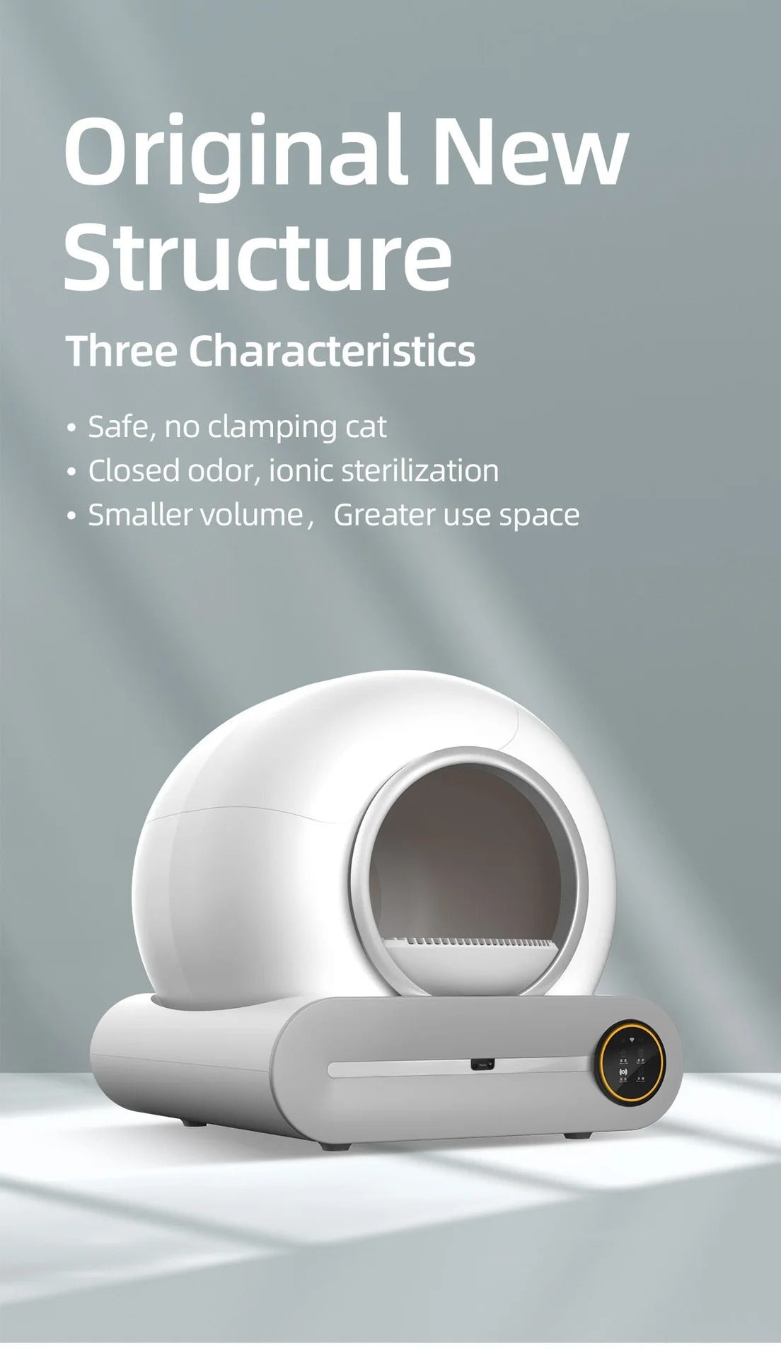 Automatic Cat Litter Box Self Cleaning with Odour Control and App