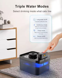 Smart Motion Sensor Pet Water Fountain with 4-Stage Filter