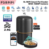 Automatic 4L Dog Cat Feeder with WiFi and Camera