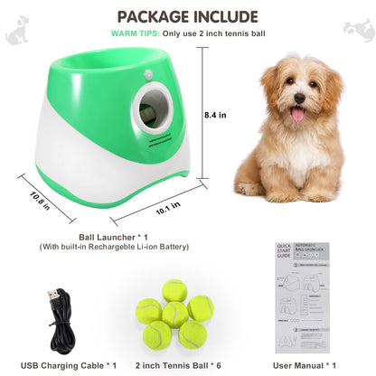 Automatic Outdoor Pet Ball Launcher - Dog Training Toys - Fetch Training and Exercise