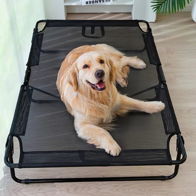 Camping Dog Bed - Portable Elevated Foldable